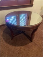 ROUND COFFEE  TABLE  MIRRORED TOP