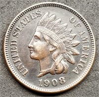 1908 Indian Head Cent Better Grade
