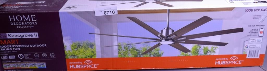 Kensgrove Ii 72 In. Smart  Ceiling Fan