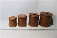 Wooden Canister Set