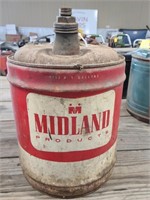 Midland 5 gallon can