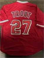 Angels Mike Trout Signed Jersey with COA