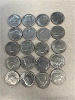(20) Kennedy half dollars