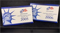 2005-S, 2006-S US Proof Sets