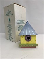 Birdhouse house and 12 inch party light hurricane