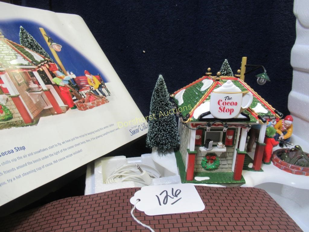 DEPT 56 SNOW VILLAGE - THE COCOA SHOP - ALL HERE