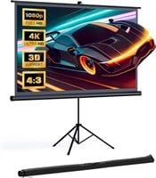 Projector Screen with Stand  HYZ 120 inch  4K HD