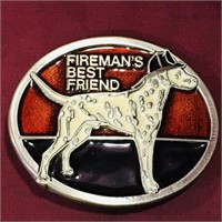 "Fireman's Best Friend" Belt Buckle