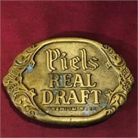 Piels Real Draft Brass Belt Buckle