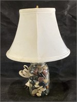 Rock Filled Mason Jar Lamp