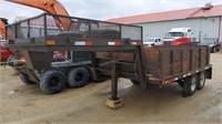 2001 12FT Homemade Fifth Wheel Utility Trailer T/A