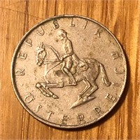 1973 Austria 5 Schilling Coin