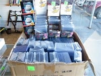 LARGE BOX CARD SUPPLIES= BCW CARD HOLDERS/ SLEEVES