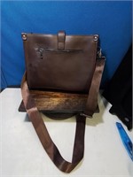 Nice brown leather over the shoulder bag