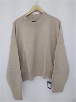 We women's size XXL beige knit sweater