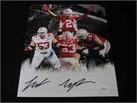 BUCKEYES LUKE WYPLER SIGNED 8X10 PHOTO JSA