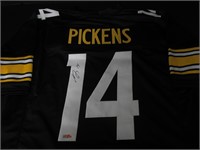 STEELERS GEORGE PICKENS SIGNED JERSEY HERITAGE