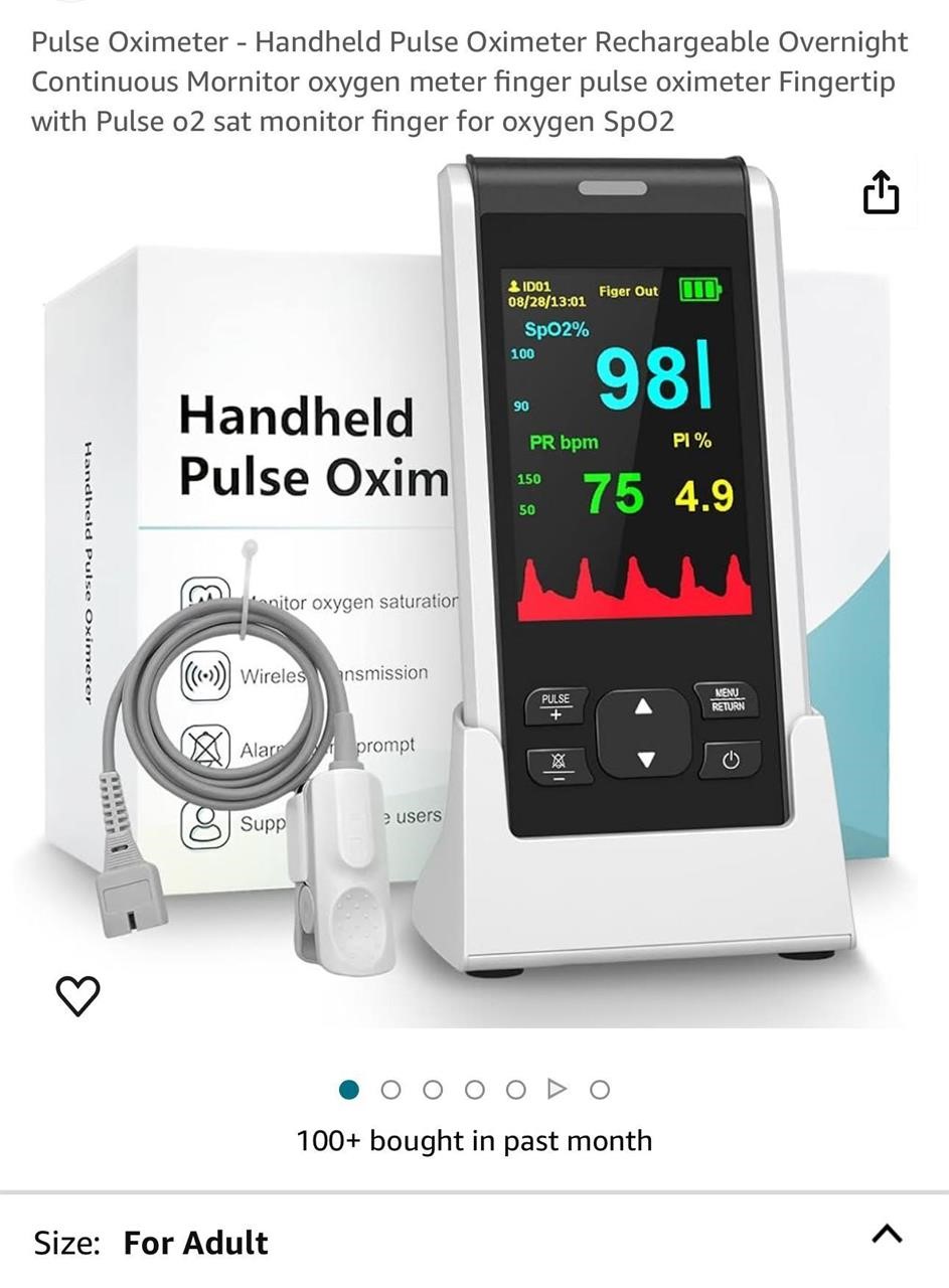 Pulse Oximeter - Handheld Pulse Oximeter