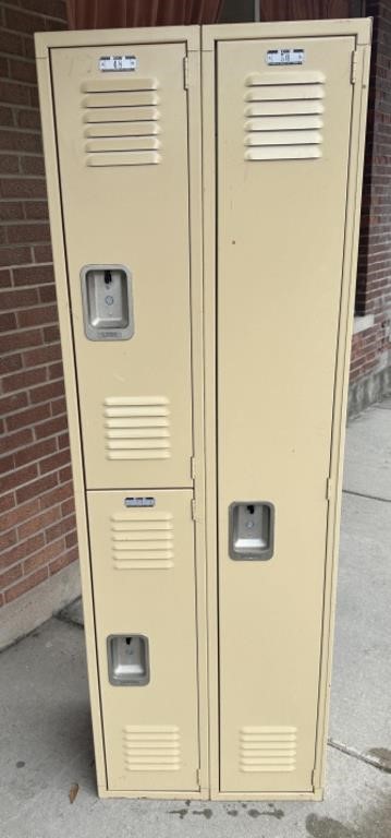 SCHOOL/WORK PLACE LOCKER-2 SMALL BAYS & 1 LARGE