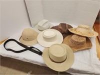Assortment of Hats and Belt, Boho/Country Styles