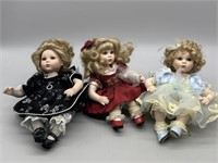 (3) Marie Osmond Fine Collectible Dolls