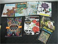 ADULT COLORING BOOKS SOME LIGHTLY USED