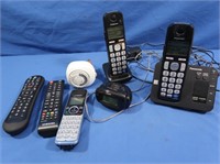 2 Panasonic Phones w/Answering Machine, 2 Vtech