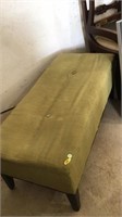 Fabric ottoman, 42” long