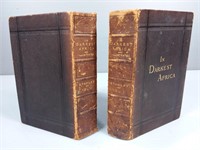 Antique "In Darkest Africa" Volume I, II Books