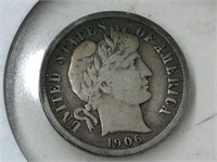 1906 Dime  U S A