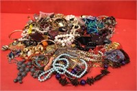 Costume Jewelry Lot; bracelets, necklaces,