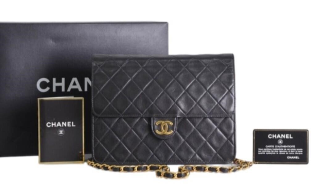 Chanel Push-Lock Ram Chain Shoulder Bag