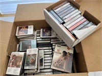 LOT OF CASSETTE TAPES. MOSTLY SEALED. VARIOUS