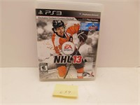 PLAY STATION PS3 NHL 13 GAME