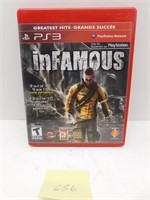 PLAY STATION PS3 INFAMOUS GAME