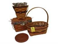 Lot of Longaberger baskets