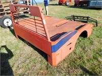 Custom built steel bed