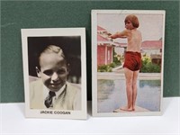 2 Jackie Coogan Tobacco Cards