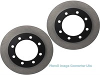 2X Front Rotors Automotive Replacement Disc Brake