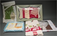 NOS Curtains & Table Cloths- Broderie + (6)