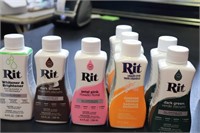 Rit Dye 8 oz bottles, Asst Colors x 8