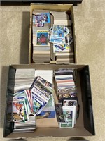 2 Boxes of Baseball and Football Cards