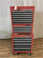 Craftsman Double Stack Red Rolling Tool Chest