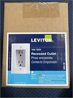 LEVITON RECESSED OUTLET