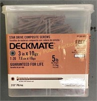Deckmate Composite Screws 3”x10ga T-20