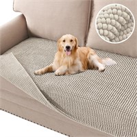 H.VERSAILTEX Plush Chenille Dog Bed Cover Thick So