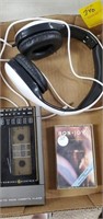 Portable cassette player headphones, bon Jovi