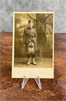 WWI WW1 Scottish Officer RPPC Postcard