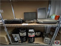 mix items; small appliances, food saver, toaster,