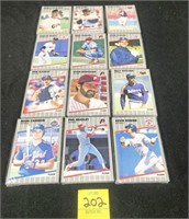 (12) Fleer 1989 Baseball Cards Sealed Packs